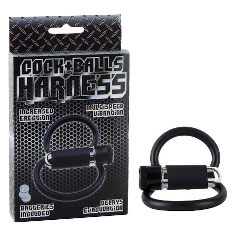 COCK AND BALL HARNESS VIBRATING