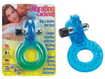 COCKRING VIBRATING BLUE SPIKED STIM