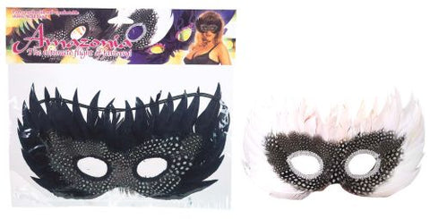 MASK BLACK FEATHER