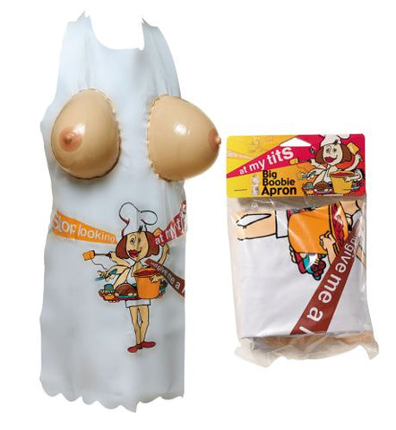 APRON BIG BOOBIE STOP LOOKING AT MY TITS