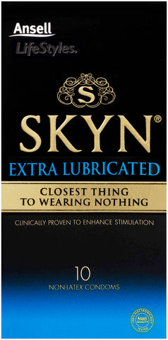 ANSELL SKYN EXTRA LUBRICATED CONDOMS