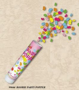 BOOBIE PARTY POPPER TUBE ** CLEARANCE **