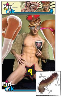 PIN THE DIK ON THE HUNK ** NOW IN STOCK **