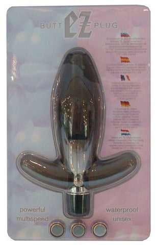 EZ VIBRATING WATERPROOF BUTT PLUG ** NEW LINE **