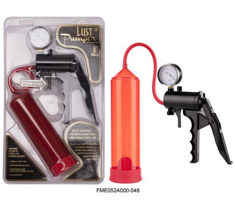 PENIS ENLARGER LUST PUMPER WITH TRIGGER GAUGE