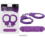 HANDCUFFS + ROPE SEX EXTRA LAVENDER